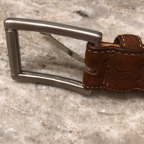 USA Made MARTIN DINGMAN 44 Brown Leather HANDMADE Belt 5007006 - Picture 8 of 11